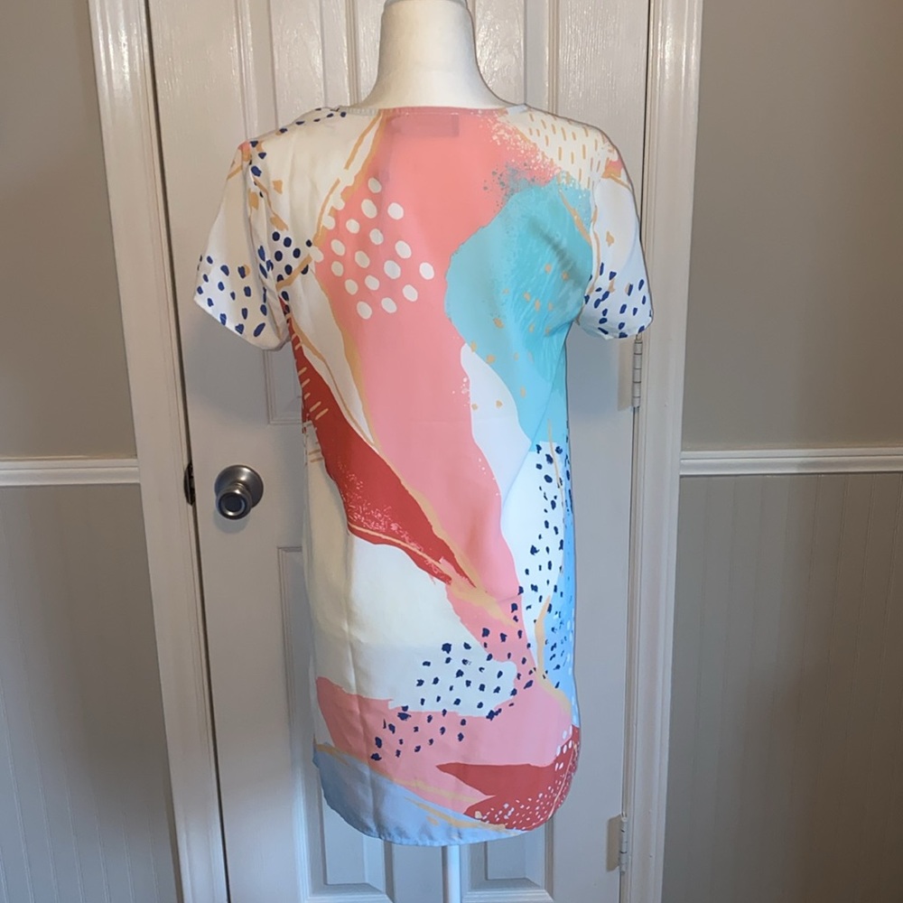 NWT Mini Pink Calm Bliss Tee Dress.  Size small - Picture 3 of 8